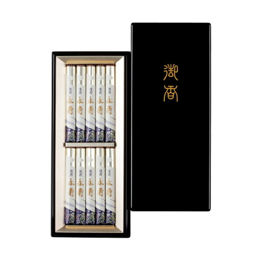 【あわせ買い2999円以上で送料お得】 日本香堂 沈香永寿 塗箱短10入 【あわせ買い2999円以上で送料お得】 日本香堂 沈香永寿 塗箱短10入