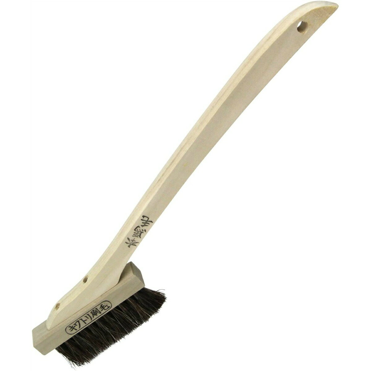 【あわせ買い2999円以上で送料お得】藤原産業 緑長 キワトリ 刷毛 ゴマ 本馬毛 3行 柄付き 1本入