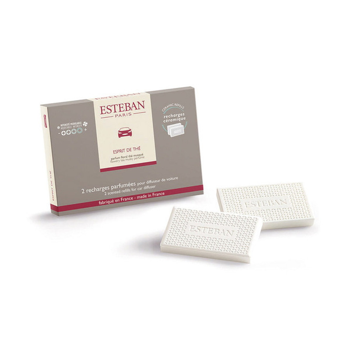 【送料お得・まとめ買い×11個セット】日本香堂 エステバン ESTEBAN エスプリドテ カーフレグランスリフィル 2個入