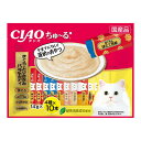 【送料お得・まとめ買い×3個セット】いなば CIAO チャオ ちゅーる まぐろ・とりささみ バラエティ 40本入り