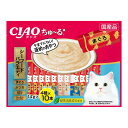 【送料お得・まとめ買い×7個セット】いなば CIAO チャオ ちゅーる シーフードバラエティ 40本入り
