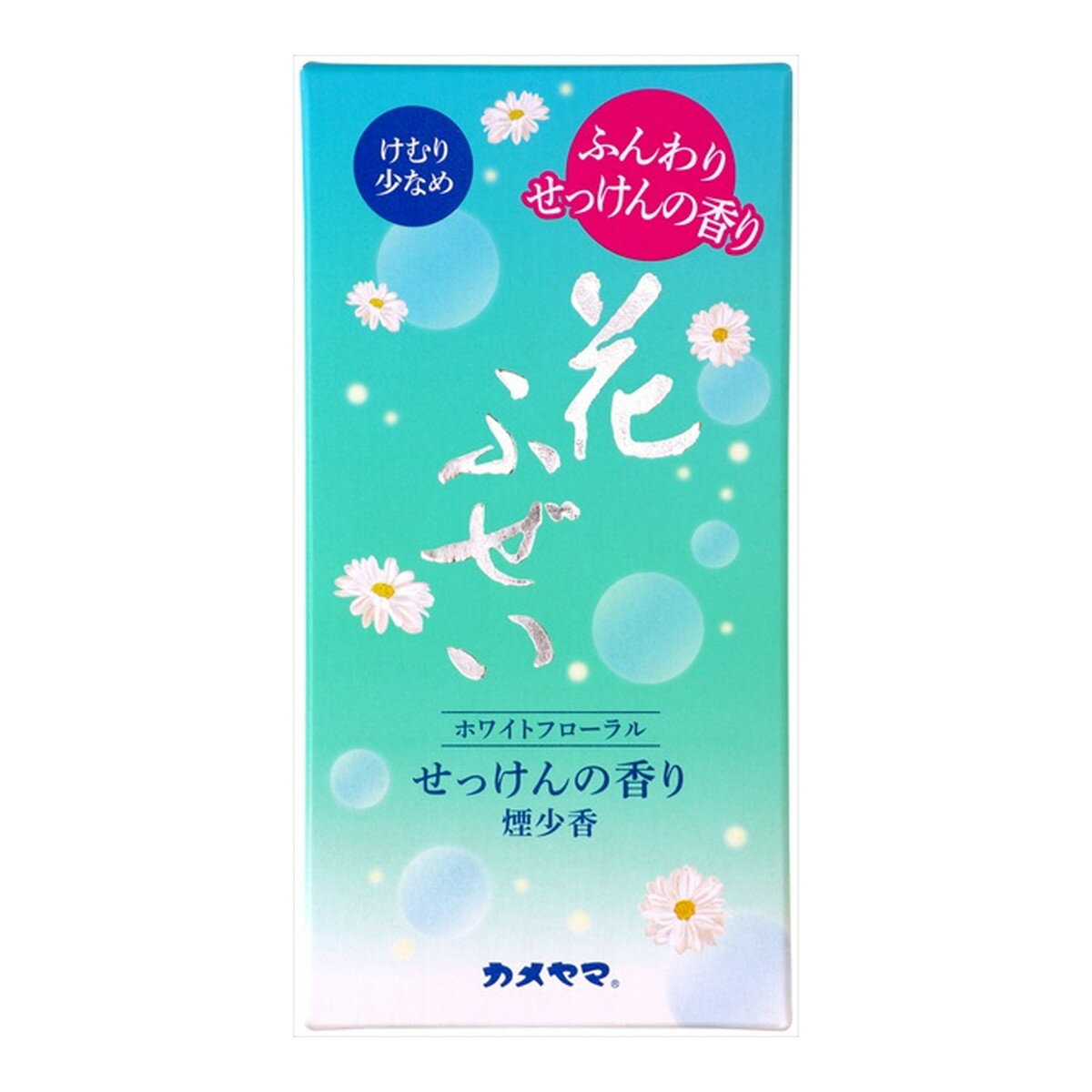 【まとめ買い×7個セット】カメヤマ 花ふぜい せっけんの香り 煙少香 100g 線香 【あわせ買い2999円以上で送料お得】