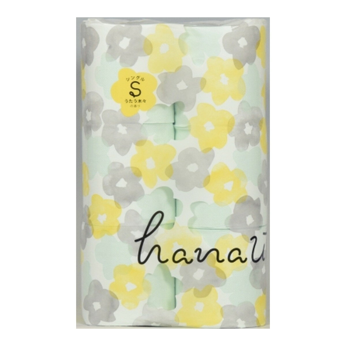 【まとめ買い×8個セット】西日本衛材 グリーン hanauta ハナウタ シングル うたう木々の香り 12ロール 【あわせ買い2999円以上で送料お得】