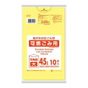 【送料お得・まとめ買い×60個セット】日本サニパック 稲沢市指定ごみ袋 可燃ごみ用 45L 10枚入