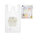 【あわせ買い2999円以上で送料お得】ネクスタ 手提げ ポリ袋 10L 14枚入 英字柄 バイオマス10