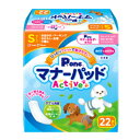 【まとめ買い×7個セット】第一衛材 P.one マナーパッド Active Sサイズ 22枚入 犬用 【あわせ買い2999円以上で送料お得】(4)