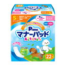 【まとめ買い×7個セット】第一衛材 P.one マナーパッド Active Sサイズ 22枚入 犬用 【あわせ買い2999円以上で送料お得】