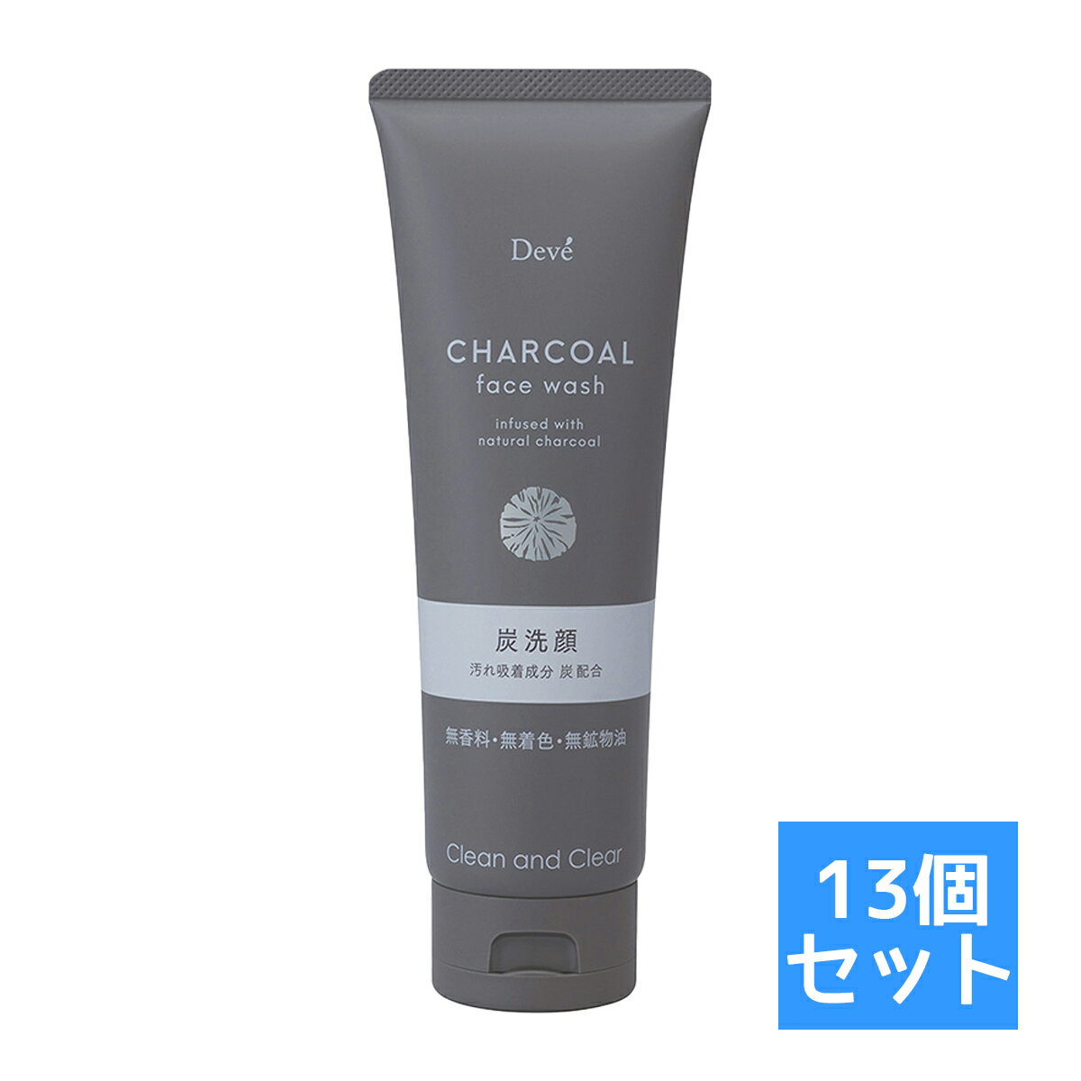 【まとめ買い×13個セット】熊野油脂 Deve ディブ 炭洗顔フォーム 170g 【あわせ買い299