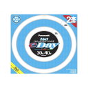 【送料お得・まとめ買い×3個セット】パナソニック パルックe-Day 30形+40形 丸型蛍光灯 昼光色 2本入 FCL3040EXDEF32T