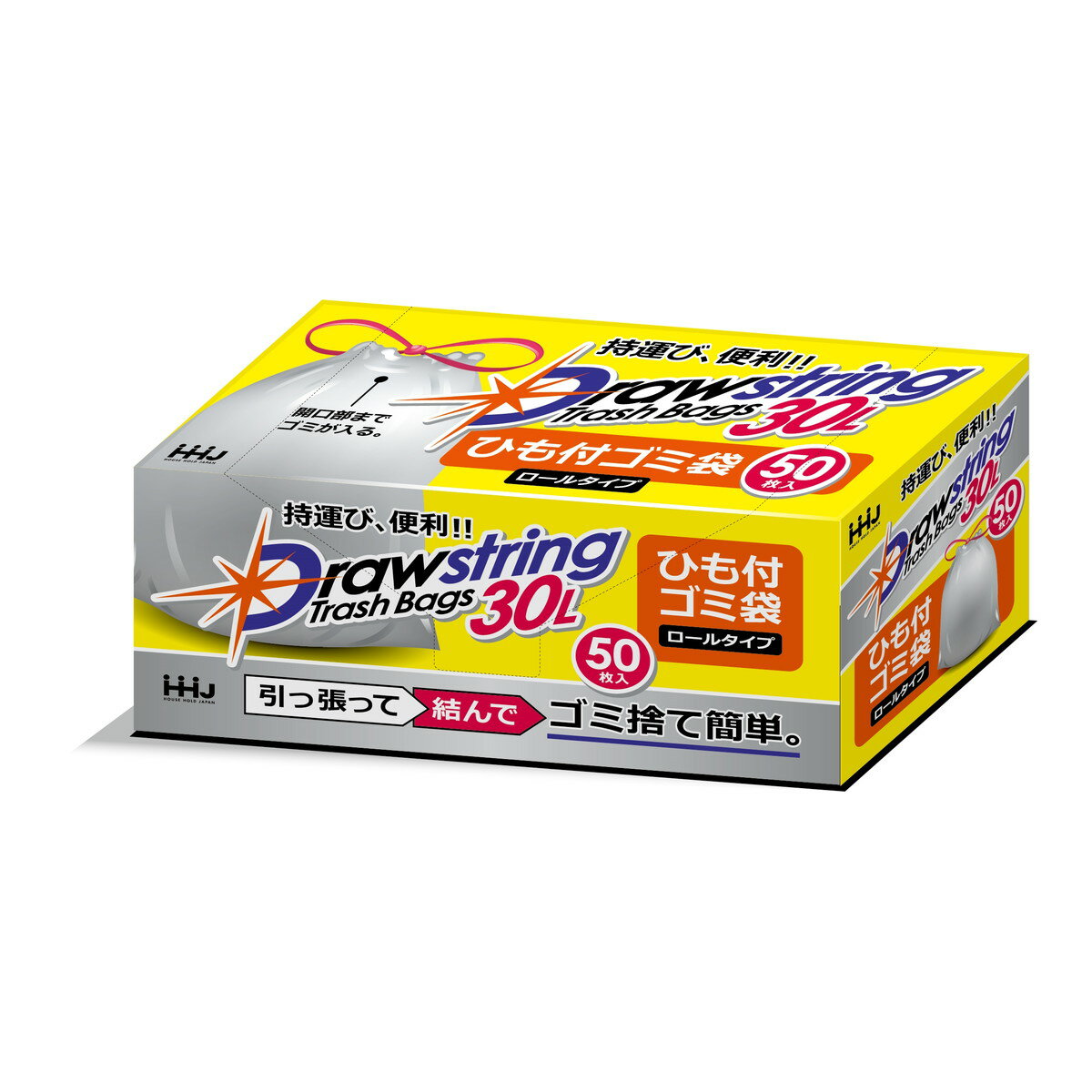 商品名：ハウスホールドジャパン RD30 紐付き ゴミ袋 ロールタイプ 半透明 30L 50枚入内容量：50枚入JANコード：4580287322683発売元、製造元、輸入元又は販売元：ハウスホールドジャパン原産国：タイ商品番号：101-4580287322683商品説明RD30　紐付きロールゴミ袋　半透明　30L　50枚広告文責：アットライフ株式会社TEL 050-3196-1510 ※商品パッケージは変更の場合あり。メーカー欠品または完売の際、キャンセルをお願いすることがあります。ご了承ください。