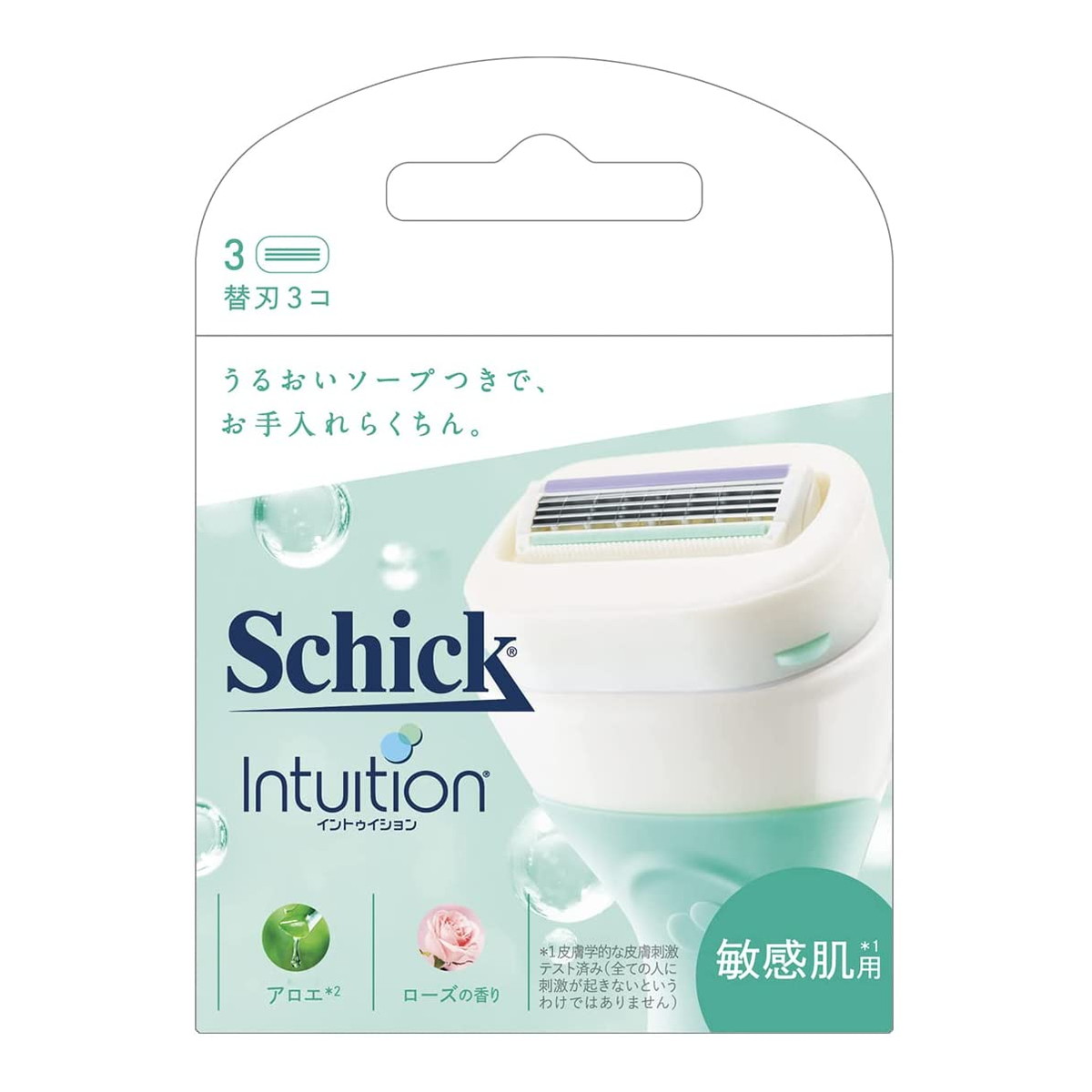 【送料お得・まとめ買い×13個セット】Schick イントゥイション 敏感肌用 替刃 3コ入