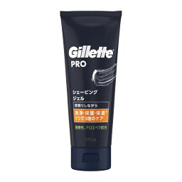 【送料お得・まとめ買い×24個セット】P&G ジレット Gillette PRO シェービング ジェル 175ml