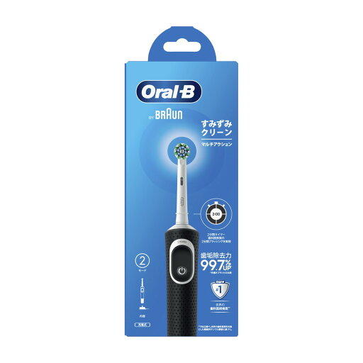 【送料お得・まとめ買い×2個セット】P&G オーラルB D100 すみずみクリーン マルチアクション 電動歯ブラシ 本体 【送料お得・まとめ買い×2個セット】P&G オーラルB D100 すみずみクリーン マルチアクション 電動歯ブラシ 本体