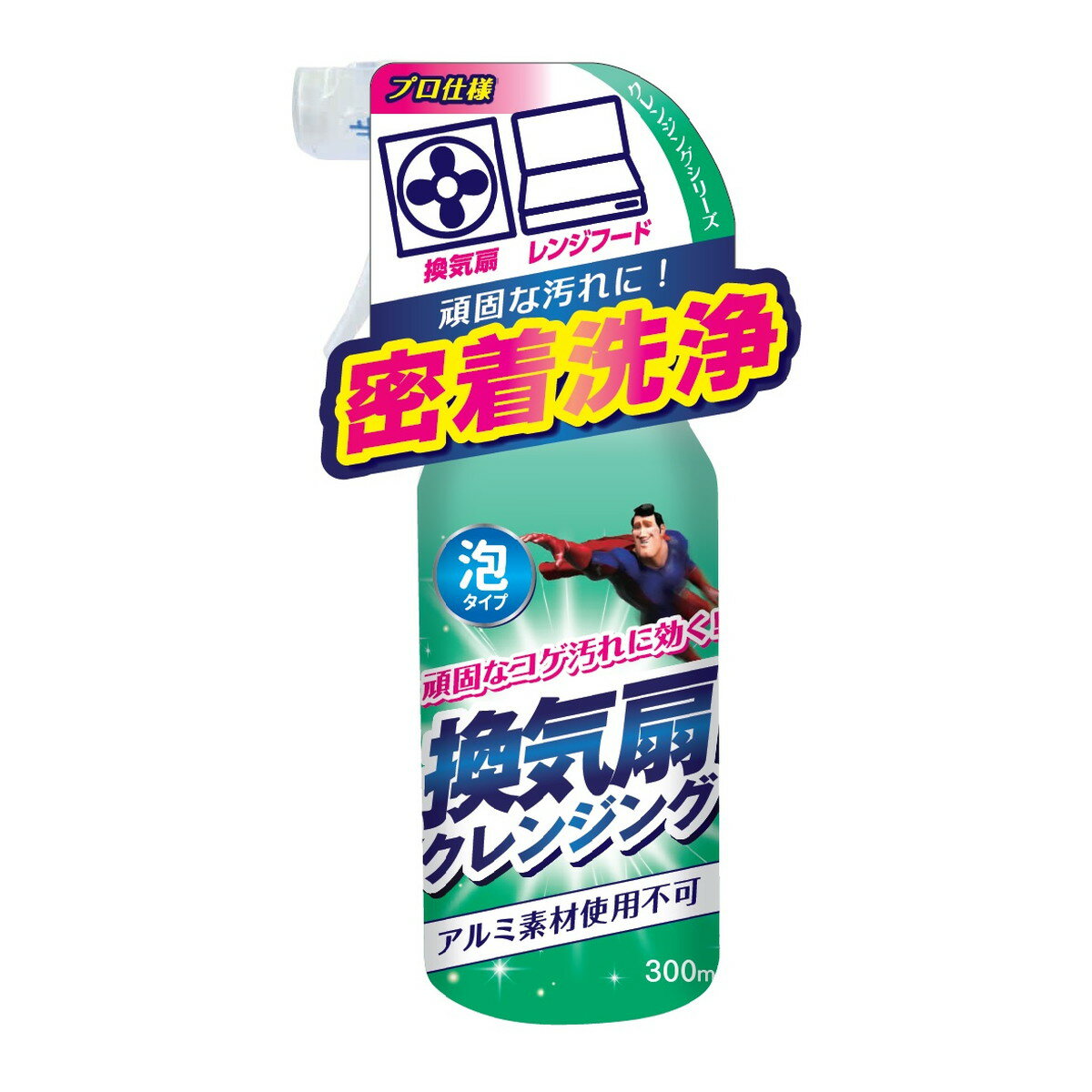 【送料お得・まとめ買い×13個セット】友和 Tipo’s 換気扇クレンジング 300ml 掃除用洗剤 泡タイプ