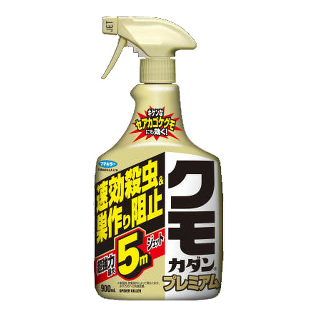 【送料お得・まとめ買い×3個セット】フマキラー クモ カダン プレミアム 900ML 殺虫剤