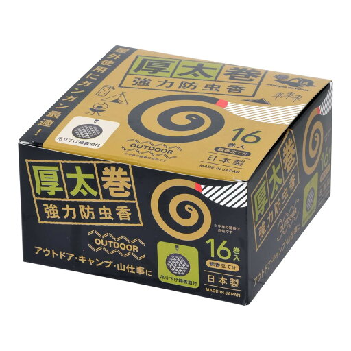 【送料お得・まとめ買い×11個セット】紀陽除虫菊 厚太巻 強力防虫香 16巻入 吊り下げ線香皿付 【送料お得・まとめ買い×11個セット】紀陽除虫菊 厚太巻 強力防虫香 16巻入 吊り下げ線香皿付