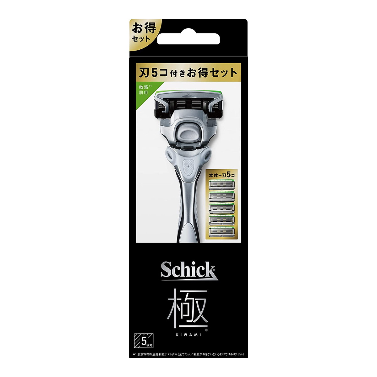 【送料お得・まとめ買い×11個セット】シック・ジャパン Schick シック キワミ KIWAMI 極敏感肌用CPホルダー 刃付+替刃4コ