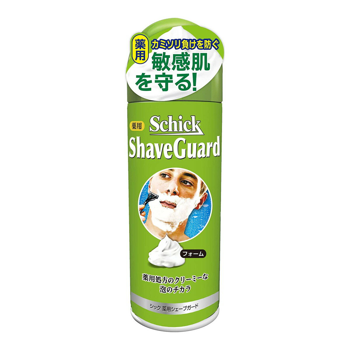 【送料お得・まとめ買い×9個セット】シック・ジャパン schick シック 薬用 シェーブガード シェービングフォーム 200g