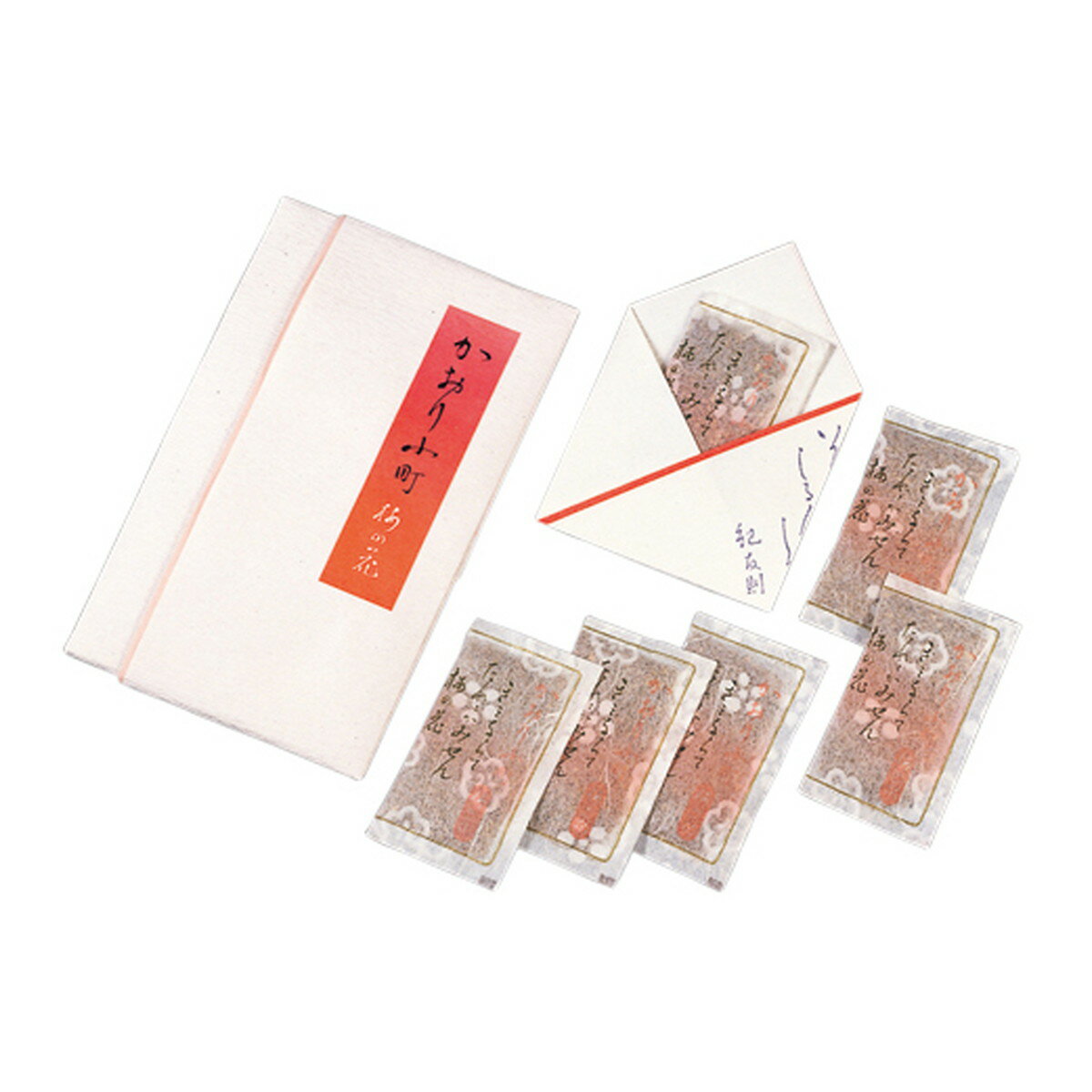 【送料お得・まとめ買い×7個セット】日本香堂 かおり小町 梅の花 お徳用 香り袋(6個)