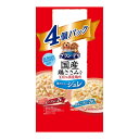 【送料お得・まとめ買い×9個セット】ユニ・チャームペット グラン・デリ 成犬用 国産 鶏ささみ ジュレ ビーフ入り・なんこつ入り 80g×4パック入(4)