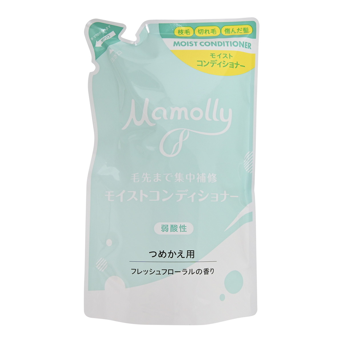 コスメステーション Mamolly マモリー モイストコンディショナー フレッシュフローラルの香り つめかえ用 350ml