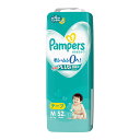 【送料お得・まとめ買い×2個セット】P&G パンパース さらさらケア M テープ スーパージャンボ 52枚入 男女共用