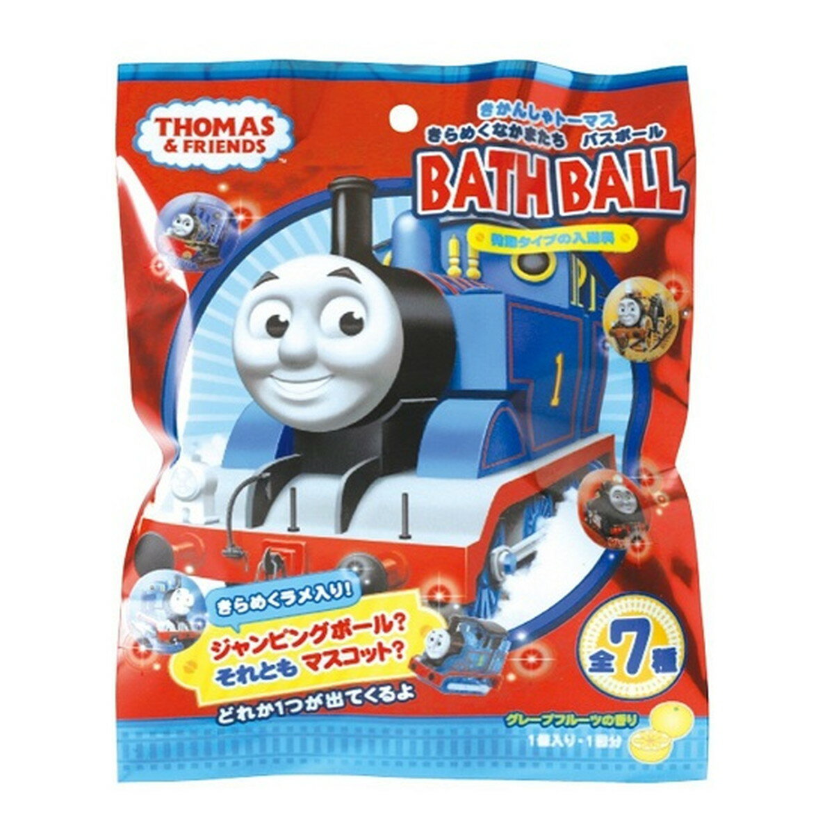 【送料お得・まとめ買い×24個セット】ノルコーポレーション きかんしゃトーマス きらめくなかまたち バスボール 発泡タイプの入浴料 ※種類は選べません