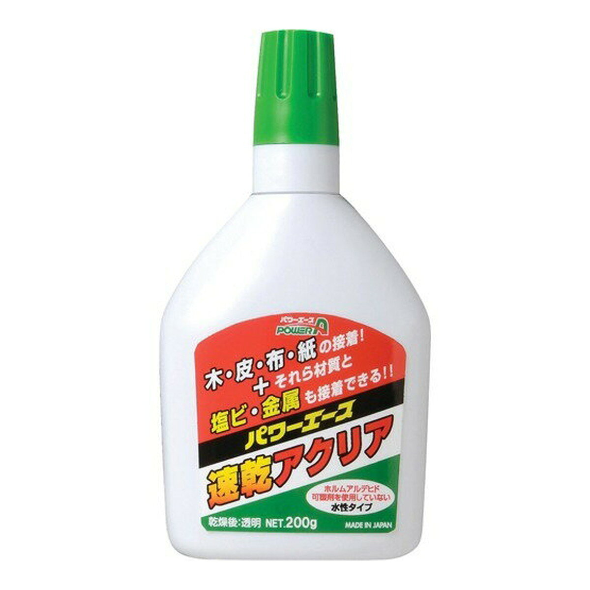 商品名：アルテコ パワーエーズ 多用途 水性 接着剤 A02 速乾 アクリア 200g内容量：200gJANコード：4514957100585発売元、製造元、輸入元又は販売元：アルテコ原産国：日本商品番号：101-*007-4514957100585商品説明速乾性で初期接着力が強く、作業性が良好です広告文責：アットライフ株式会社TEL 050-3196-1510 ※商品パッケージは変更の場合あり。メーカー欠品または完売の際、キャンセルをお願いすることがあります。ご了承ください。