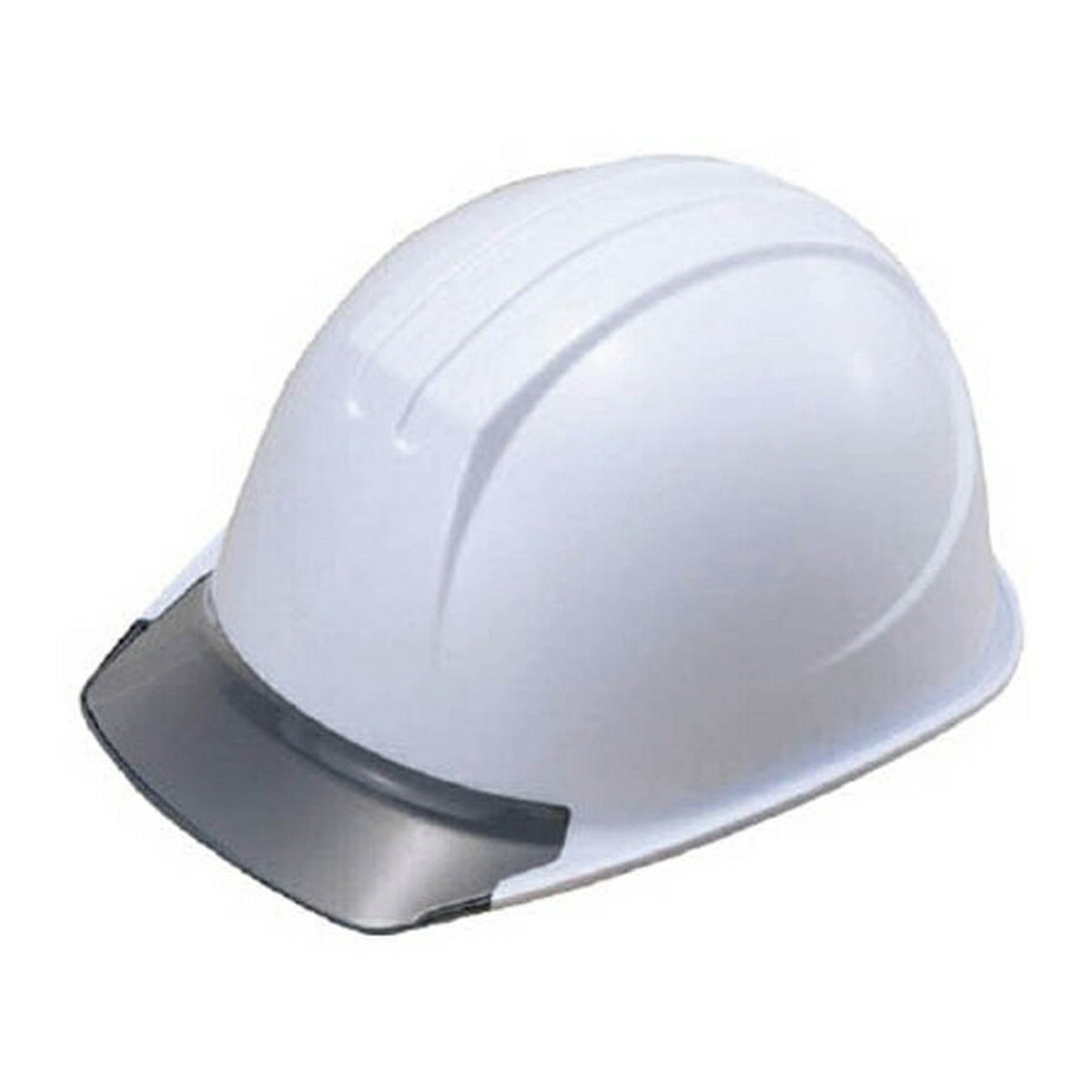 【送料お得・まとめ買い×9個セット】谷沢製作所 タニザワ エアライト搭載ヘルメット PC製・透明ひさし型 ホワイト