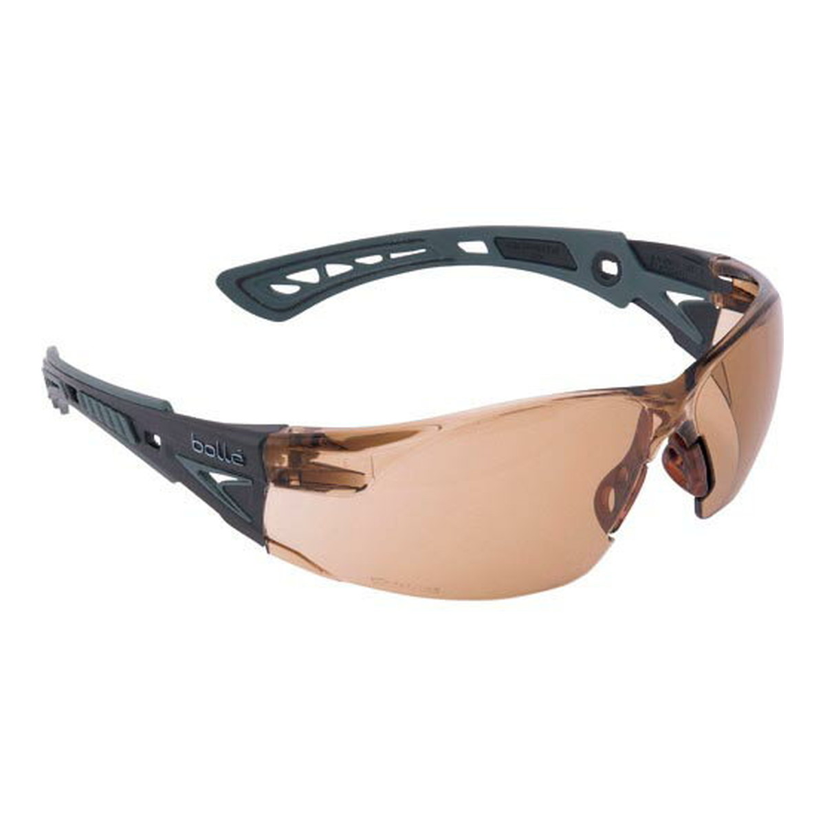 ボレー社 bolle 二眼型保護メガネ フィットタイプ ラッシュプラス ブラック×グレー トワイライト