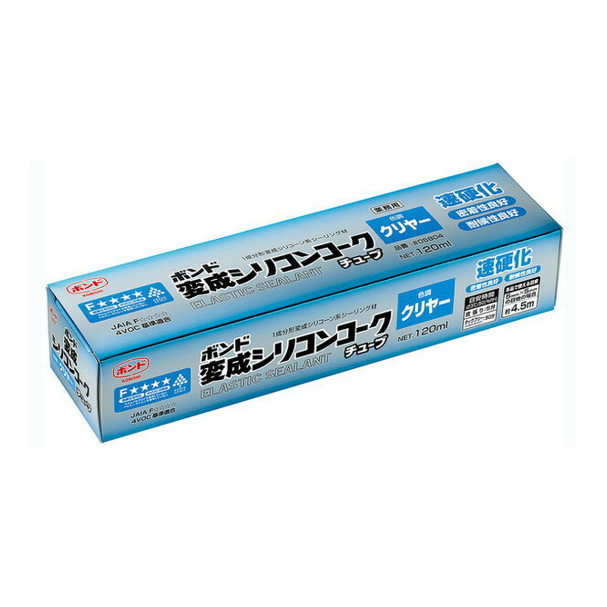 コニシ ボンド 変成シリコンコーク クリヤー チューブ 120mL