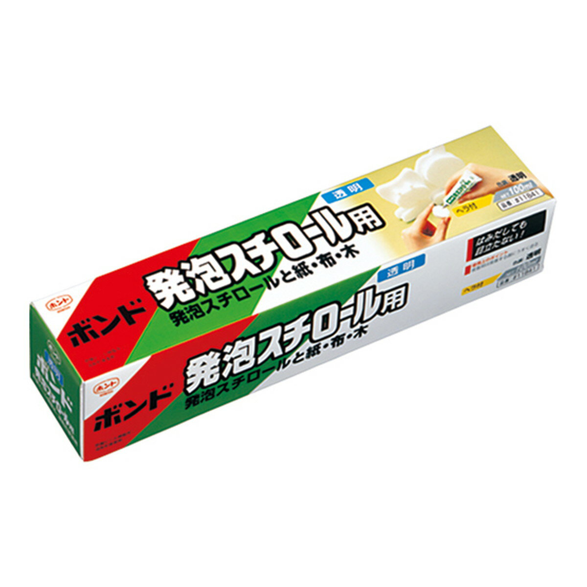 【送料お得・まとめ買い×11個セット】コニシ ボンド #11841 発泡スチロール用 100mL 透明 ヘラ付