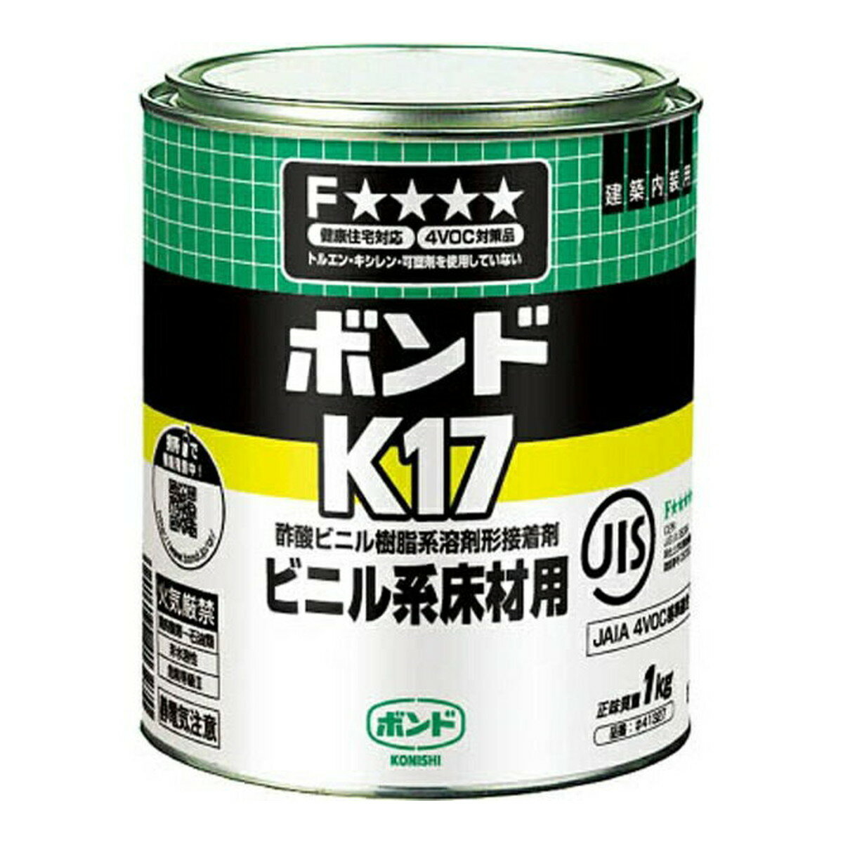 【送料お得・まとめ買い×13個セット】コニシ ボンド K17 ビニル系床材用 1kg 缶