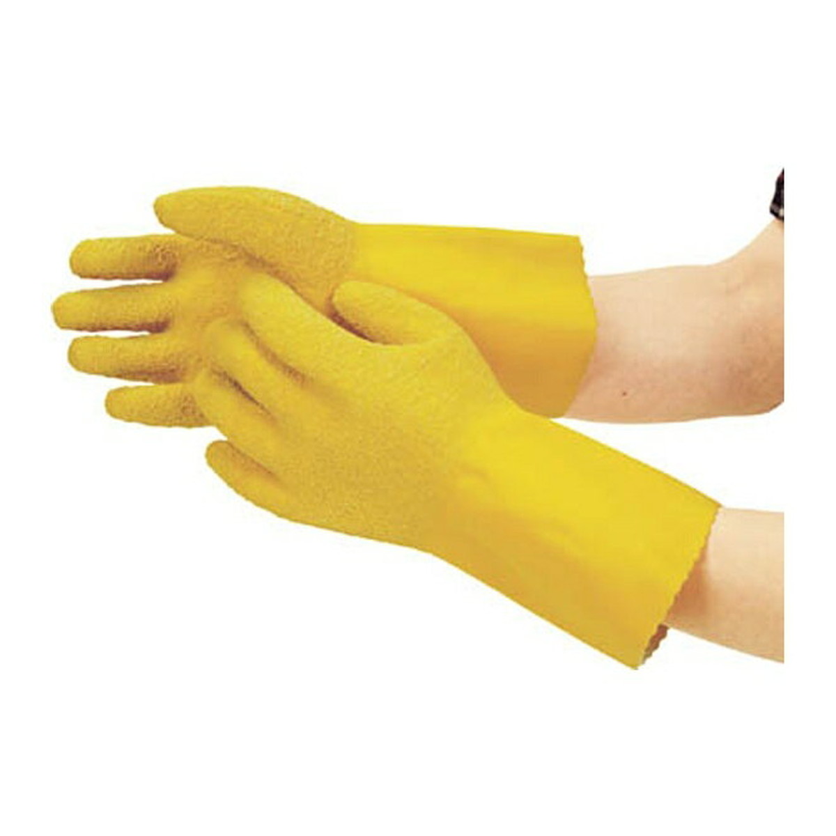 【送料お得・まとめ買い×7個セット】東和コーポレーション トワロン 天然ゴム手袋 トワロンハード3 L(4)