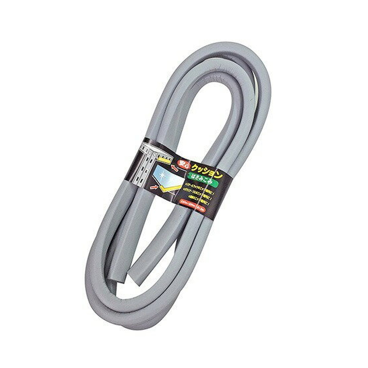 【送料お得・まとめ買い×20個セット】カーボーイ 安心クッション はさみこみ型 幅9mm ライトグレー