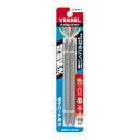 【送料お得・まとめ買い×10個セット】ベッセル DZ142110 ナメないビット 両頭 +2×110mm 2本組