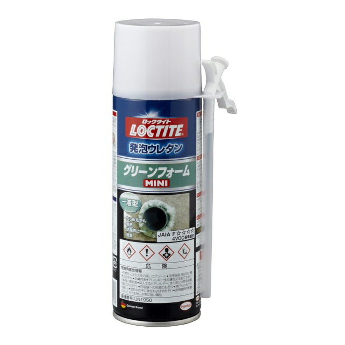 【送料お得・まとめ買い×7個セット】ヘンケルジャパン LOCTITE グリーンフォーム ミニ 297g 発泡ウレタン DGM-300