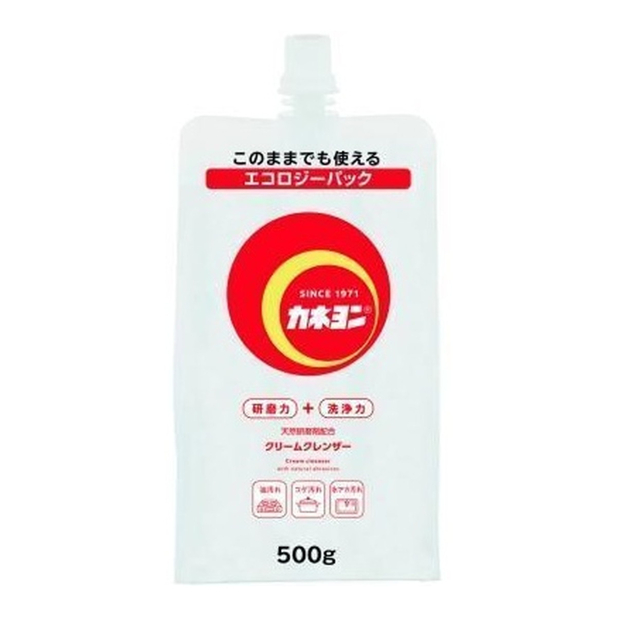 【あわせ買い2999円以上で送料お得】カネヨ石鹸 カネヨン エコロジーパック 500g クリームクレンザー