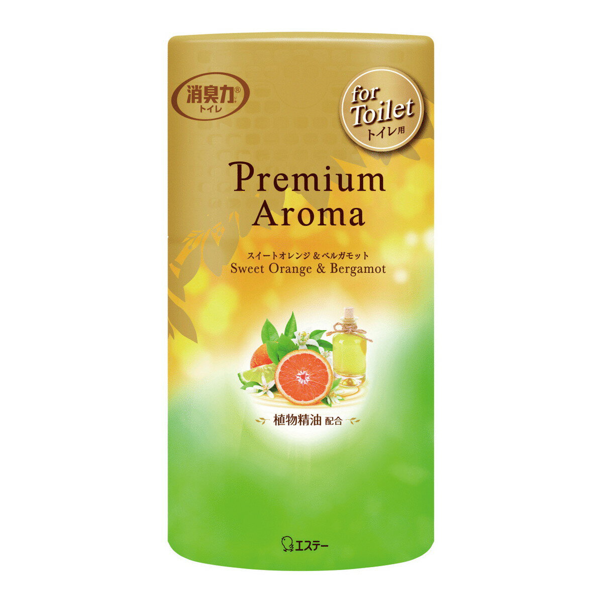 【送料お得・まとめ買い×7個セット】エステー トイレの消臭力 プレミアムアロマ Premium Aroma スイートオレンジ&ベルガモット 400mL トイレ用消臭芳香剤