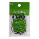 【送料お得・まとめ買い×11個セット】貝印 KQ3192 ECOMONO バイオマス ゴムリング 黒 30個入 ヘアゴム