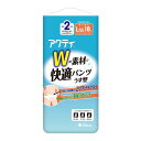 【送料お得・まとめ買い×2個セット】日本製紙クレシア アクティ Wの素材で快適パンツ うす型 L-LLサイズ 18枚入