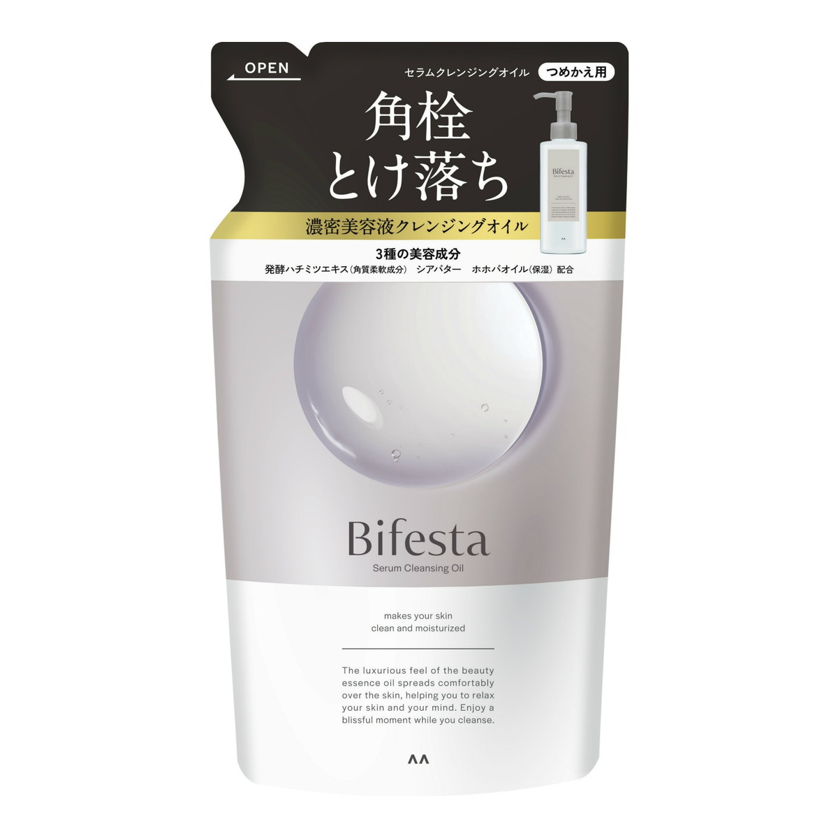 【送料お得・まとめ買い×11個セット】マンダム ビフェスタ セラムクレンジングオイル つめかえ用 140mL