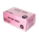 【送料お得・まとめ買い×16個セット】大和物産 カウンタークロス ピンク 100枚入(3)