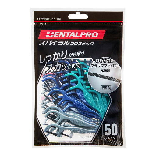 【送料お得・まとめ買い×240個セット】デンタルプロ スパイラル フロスピック 50本入 【送料お得・まとめ買い×240個セット】デンタルプロ スパイラル フロスピック 50本入