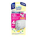 【送料お得・まとめ買い×12個セット】P&G ファブリーズ 玄関用 消臭剤+抗菌 ホワイトティー&シトラス つめかえ 4個パック ※本体ケースは別売りです