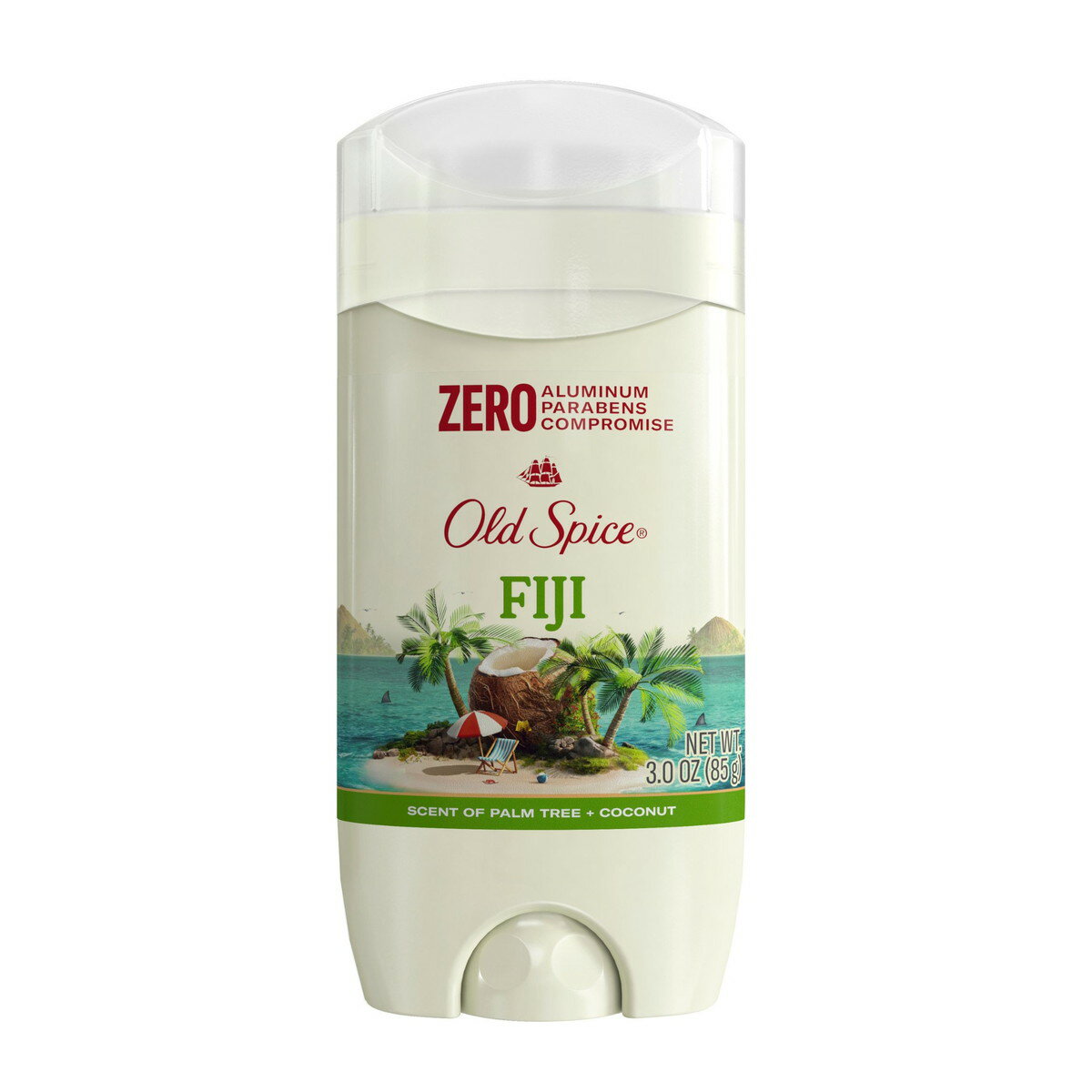 【送料お得・まとめ買い×9個セット】P&G オールドスパイス フレグランスバー アルミニウムフリー フィジーウィズパームツリー ココナッツセント 85g