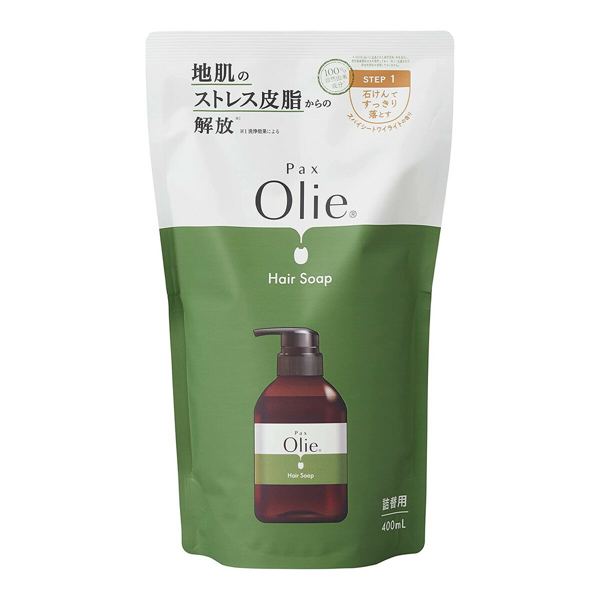 【あわせ買い2999円以上で送料お得】太陽油脂 Pax Olie パックス オリー ヘアソープ 詰替用 400mL