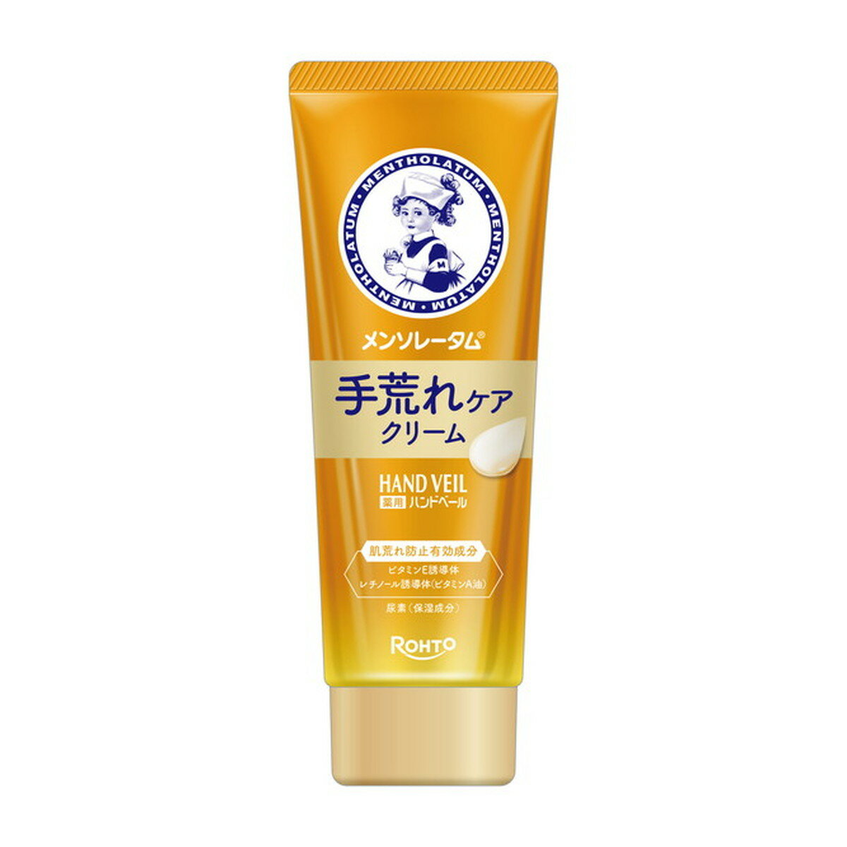 【送料お得・まとめ買い×7個セット】ロート製薬 メンソレータム 薬用 ハンドベール 手荒れケアクリーム..