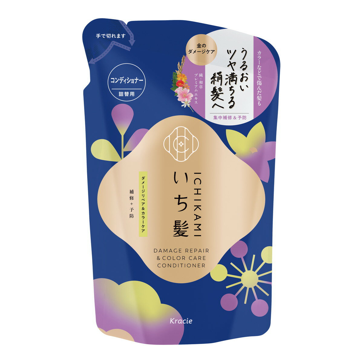 【送料お得・まとめ買い×11個セット】いち髪 ダメージリペア & カラーケア コンディショナー 詰替用 320g