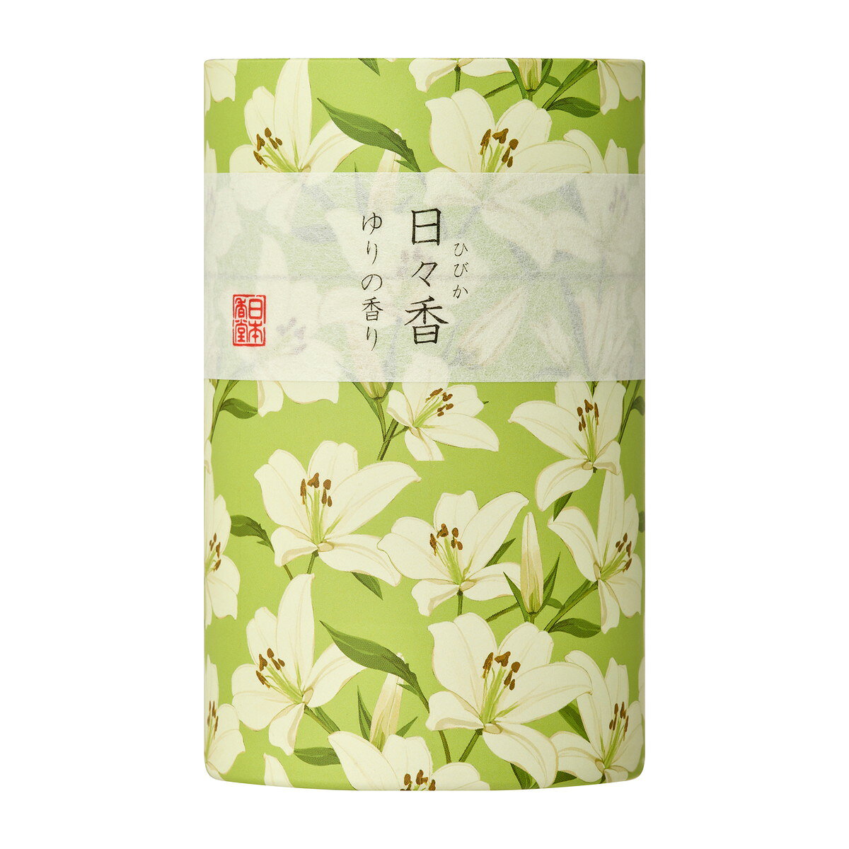【送料お得・まとめ買い×11個セット】日本香堂 筒型 線香 日々香 ゆりの香り 95g お線香